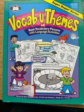 Vocab-u-Themes 648 Basic Vocabulary Pictures with Language Activities Paperback
